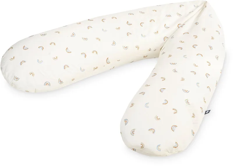 Jersey voedingskussen, Little Bow van Julius Zöllner in Beige – productfoto