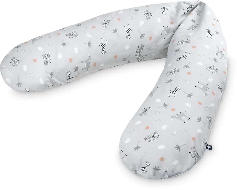 Jersey voedingskussen Savanne grijs van Julius Zöllner in Grijs – productfoto