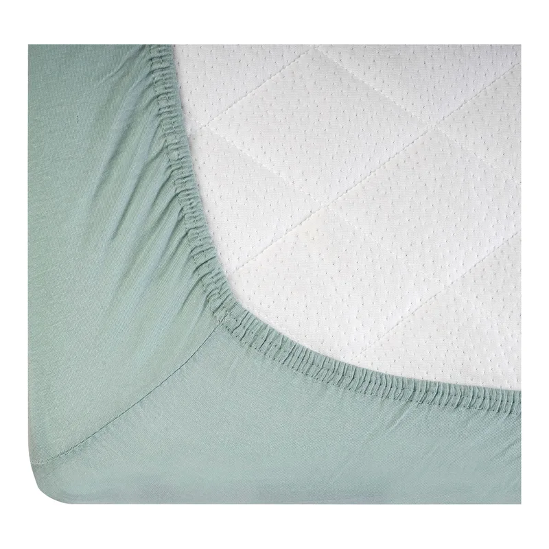 Julius Zöllner 2er-Pack Jersey-Spannbetttücher 70x140 cm de Julius Zöllner en Vert – photo produit 2 sur 3