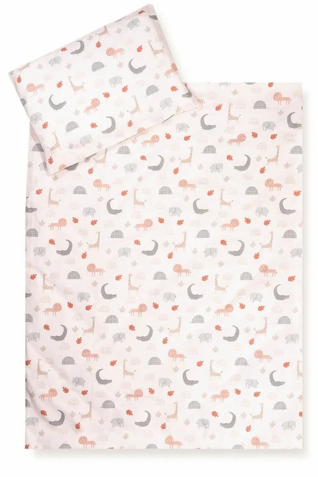 Baby- en kinderbeddengoed van 100% biologisch katoen, linon, 2-delig, verkrijgbaar in de maten 80x80+35x40cm en 100x135+40x60cm van Julius Zöllner – productfoto