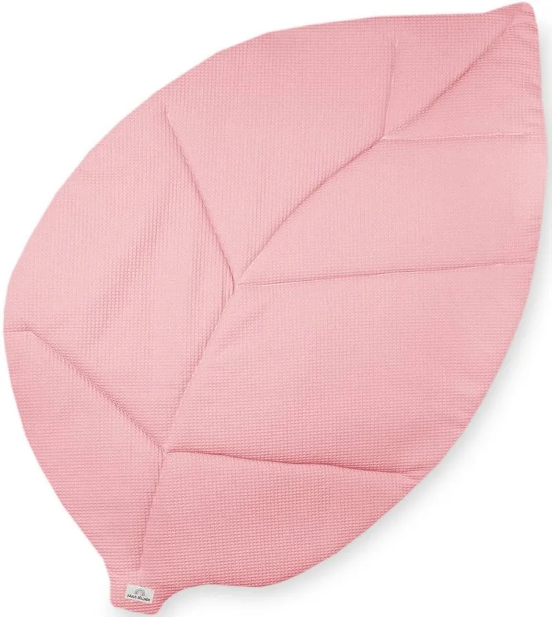 Krabbeldecke Blatt Waffelpiqué, Julius Zöllner, Made in Germany de Julius Zöllner en Rose – photo produit