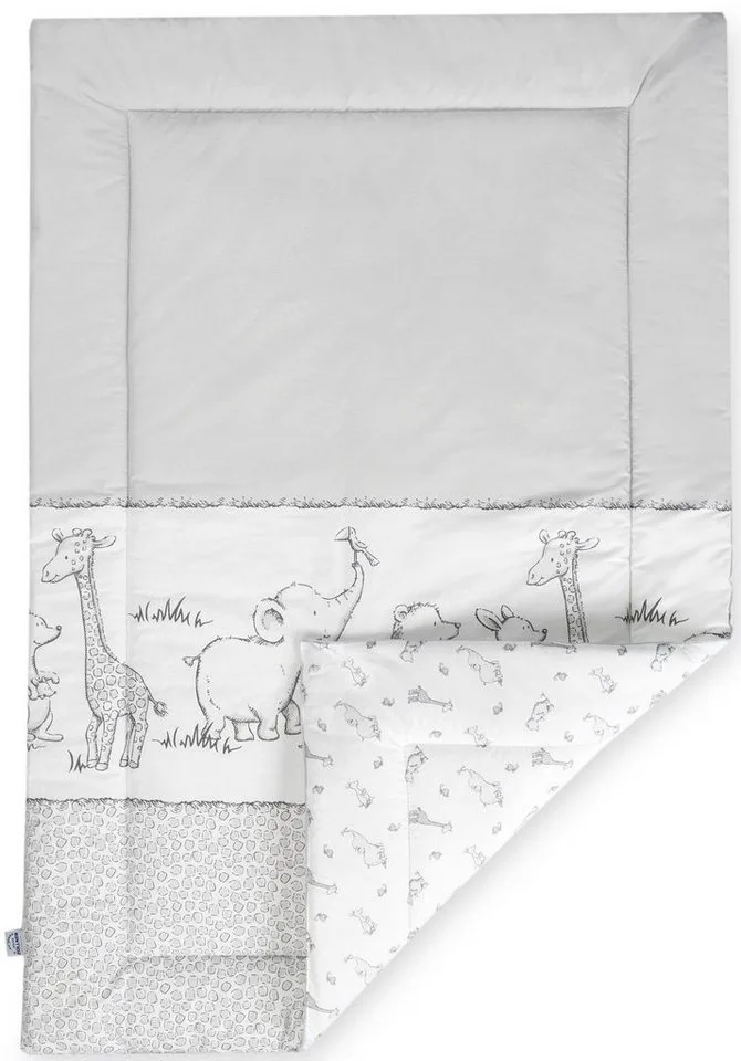 Krabbeldecke Safari, Julius Zöllner, Made in Germany från Julius Zöllner i Grå – produktbild 2 av 5