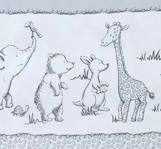 Krabbeldecke Safari, Julius Zöllner, Made in Germany från Julius Zöllner i Grå – produktbild 4 av 5
