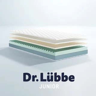 Matratze Dr.Lübbe Junior 140 x 200 cm van Julius Zöllner in Wit – productfoto 1 van 3