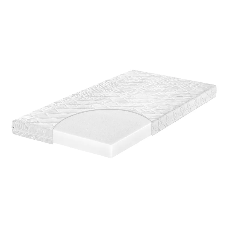 Matratze Dream On 70x140 cm van Julius Zöllner in Wit, 1400 × 700 × 80 mm – productfoto