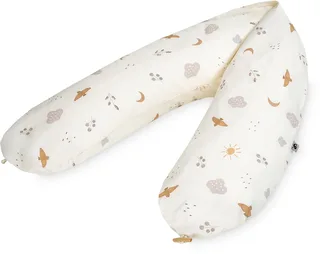 voedingskussen met knop, Organic Night & Day van Julius Zöllner in Beige – productfoto 1 van 2