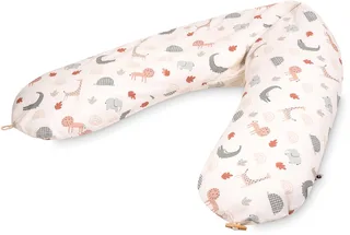 voedingskussen met knop, Organic Wild Friends van Julius Zöllner in Meerkleurig – productfoto 1 van 3