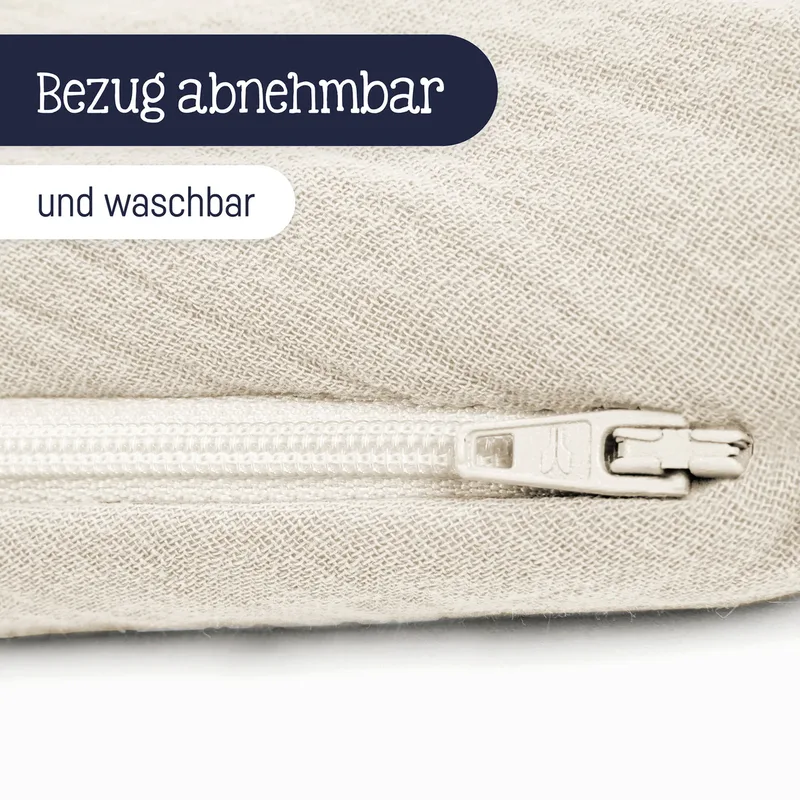 Voedingskussen – Sand – 190 cm van Julius Zöllner in Beige – productfoto 2 van 3