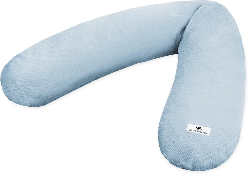 voedingskussen van musselin van Julius Zöllner in Denim – productfoto