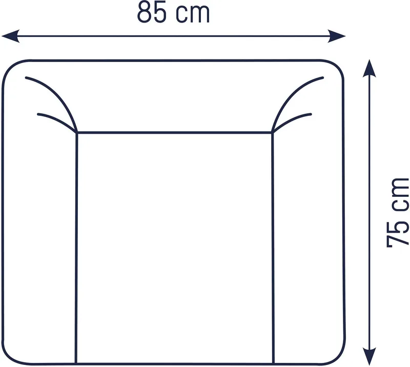 Wickelauflage Softy (1-tlg), Made in Germany de Julius Zöllner en Blanc – photo produit 4 sur 4