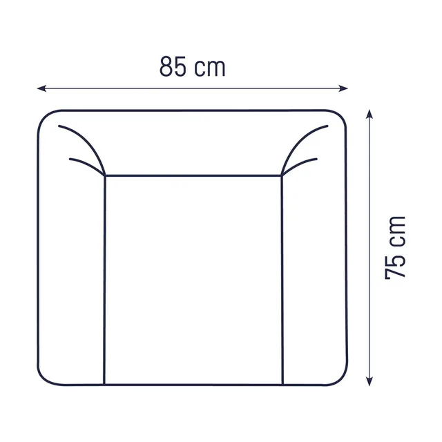 Wickelauflage Softy 75x85 cm