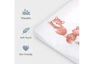 Wickelauflage Wave, mit Wellenform de Julius Zöllner en Folie Foxies – photo produit 2 sur 3