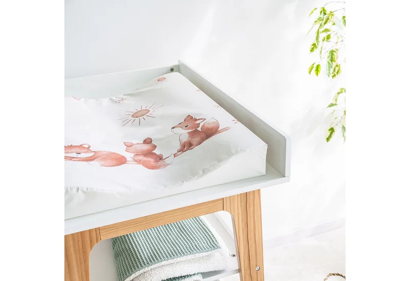 Wickelauflage Wave, mit Wellenform de Julius Zöllner en Folie Foxies – photo produit 3 sur 3