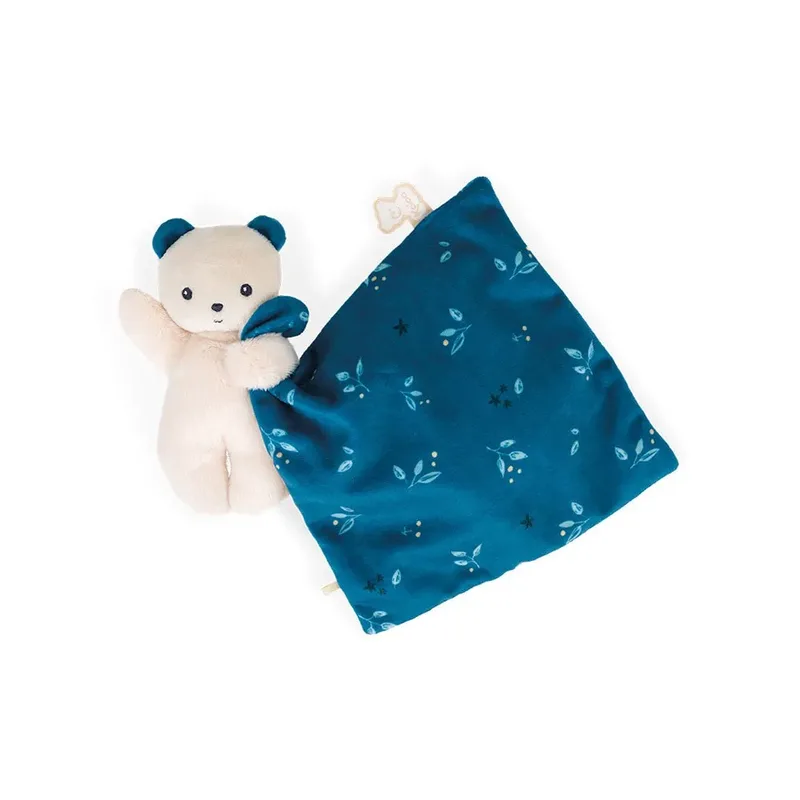 Carre Douceur - Knuffeldoekje - Beer - Blauw by Kaloo in Multicolour – product photo 3 of 6