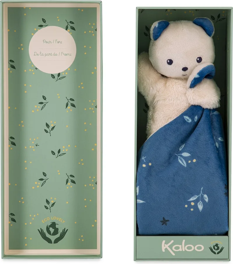 Carre Douceur - Knuffeldoekje - Beer - Blauw by Kaloo in Multicolour – product photo