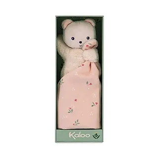 Carre Douceur - Knuffeldoekje - Beer - Roze de Kaloo en Multicolore – photo produit 2 sur 6
