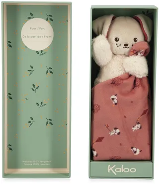 Carre Douceur - Knuffeldoekje - Hond - Steenrood by Kaloo in Hond Steenrood – product photo 1 of 6