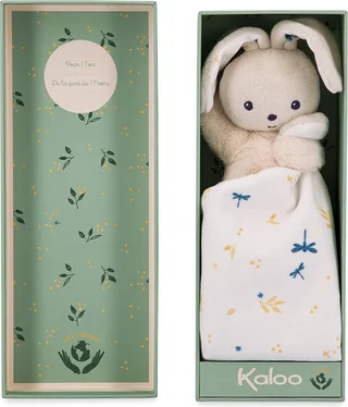 Carre Douceur - Knuffeldoekje - Konijn - Wit by Kaloo in Konijn Wit – product photo 1 of 6