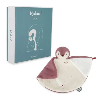 Complices - Knuffeldoek Pinguïn - 24 cm van Kaloo in Roze – productfoto 4 van 6