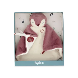 Complices - Knuffeldoek Pinguïn - 24 cm van Kaloo in Roze – productfoto 5 van 6