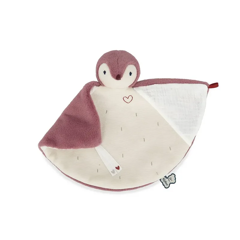 Complices - Knuffeldoek Pinguïn - 24 cm van Kaloo in Roze – productfoto 2 van 6