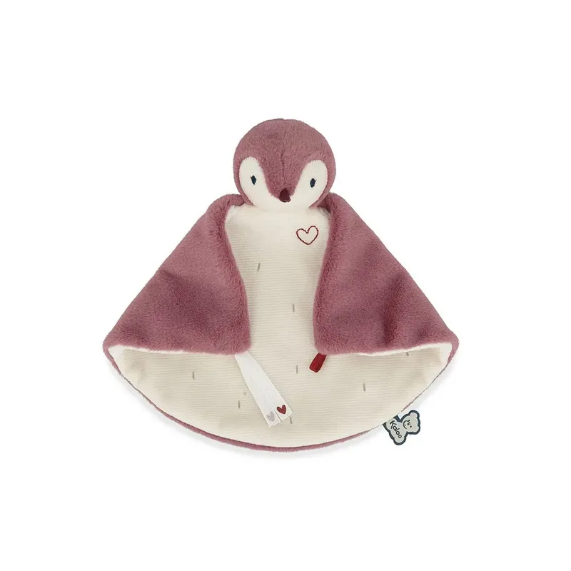 Complices - Knuffeldoek Pinguïn - 24 cm van Kaloo in Roze – productfoto 3 van 6