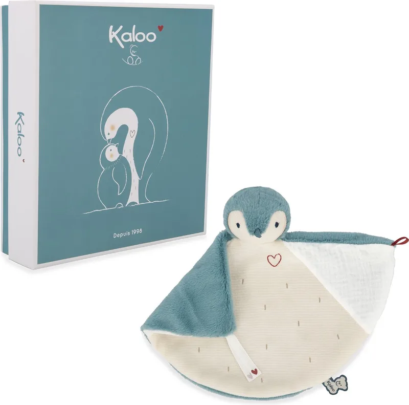 Complices - Knuffeldoek - Pinguïn - 24cm by Kaloo in Green – product photo