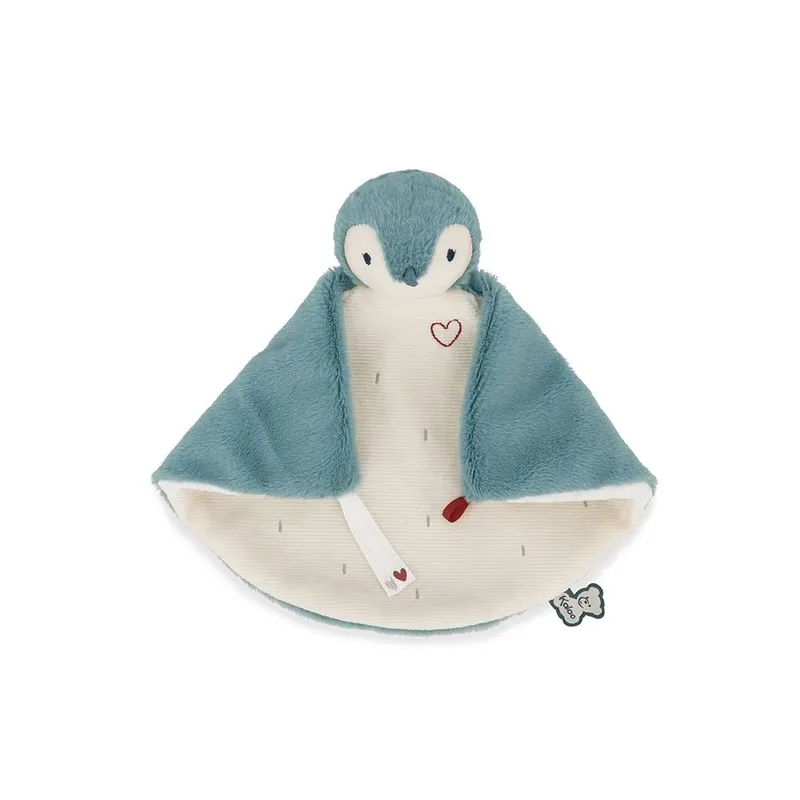 Complices - Knuffeldoek - Pinguïn - 24cm de Kaloo en Vert – photo produit 3 sur 6