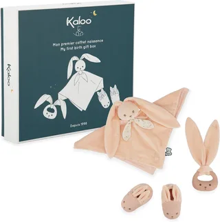 geboorte geschenkdoos - baby cadeau set blauw - knuffeldoek, bijtring, slofjes. från Kaloo i Flerfärgad – produktbild 1 av 6