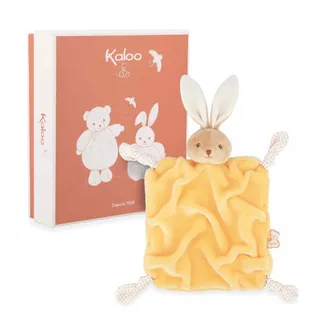 Intemporel - Knuffeldoek - Konijn - Geel kleur by Kaloo in Geel Konijn – product photo 1 of 3