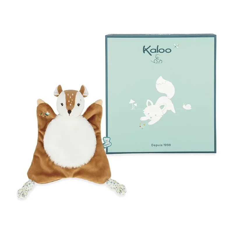 knuffeldoekje Nathan het Hertje - ultra zacht comforter 24 cm. von Kaloo in Mehrfarbig – Produktfoto 4 von 6