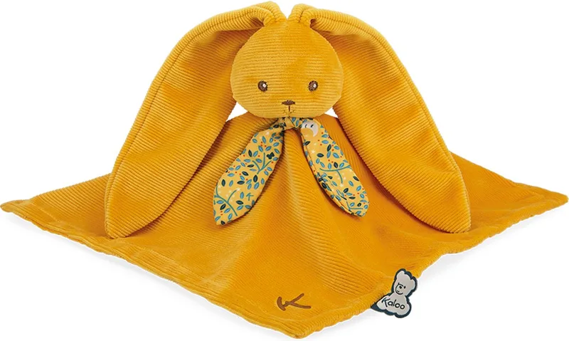 Lapinoo - Knuffeldoek konijn - geel kleur by Kaloo in Oker – product photo