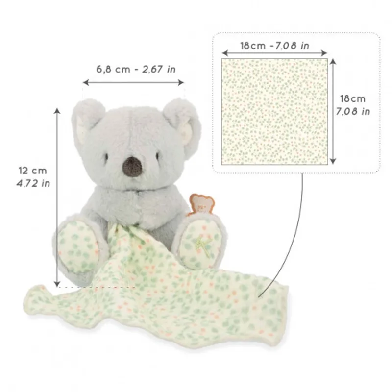Petit Songe - Knuffeldoek van Kaloo in Koala – productfoto