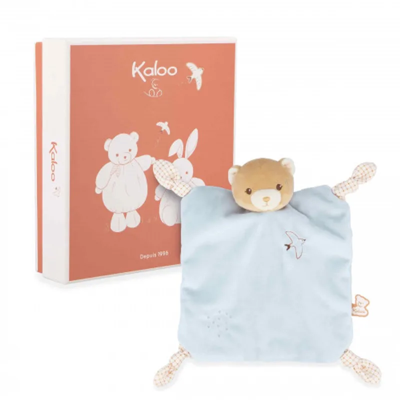 Teddybeer - Knuffeldoekje by Kaloo in Blue – product photo