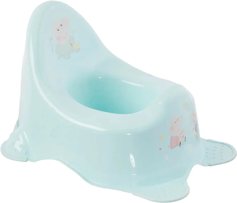 Antislip Potje Peppa Pig Mintgroen - Keeper van Keeeper in Licht blauw – productfoto