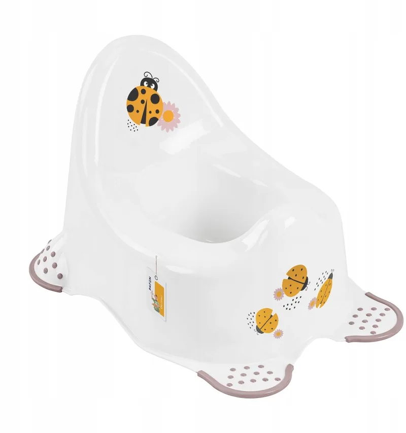 Keeper "Adam" Potje - Lieveheersbeestje Design, Antislip, Wit de Keeeper – photo produit
