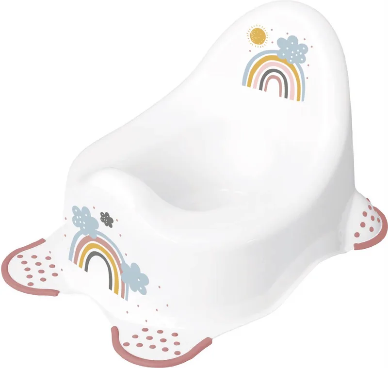 Plaspotje Rainbow van Keeeper in Rainbow, Wit, Terra – productfoto