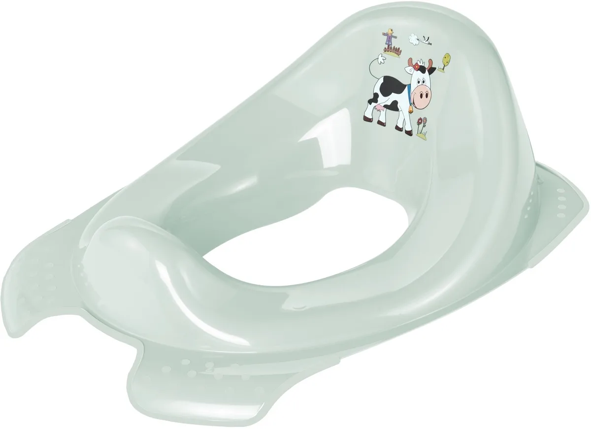 Toilettrainer Funny Farm - voor Peuters | Universele pasvorm | Duurzame Print | Ideaal voor Zindelijkheidstraining van Keeeper in Groen – productfoto
