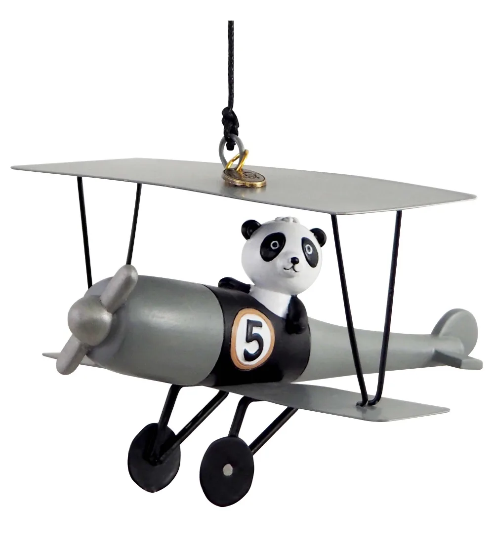 Baby Mobiel - Vliegtuig m. Panda van Kids by Friis – productfoto