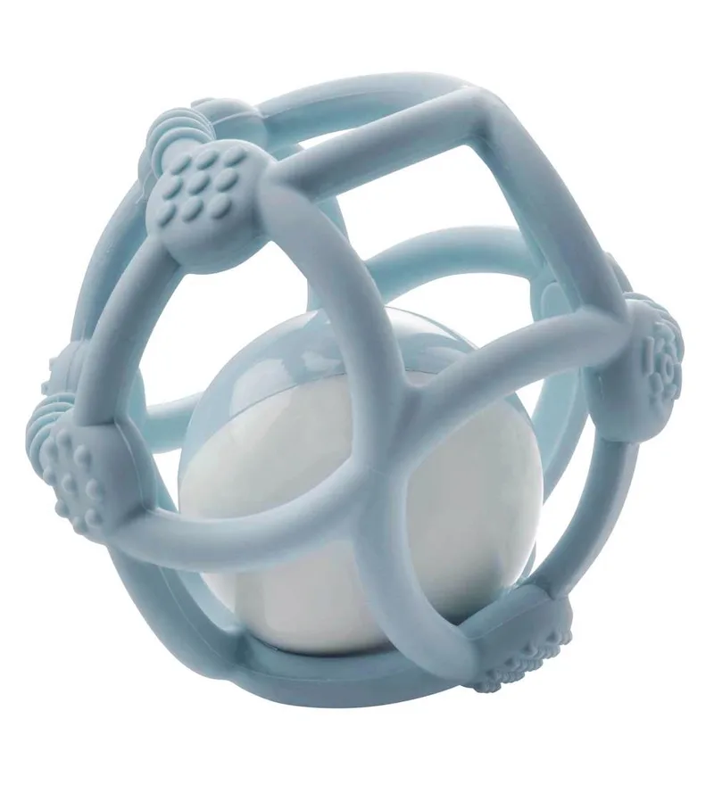 Bijtbal - Siliconen Bal - Blauw by KidsMe – product photo