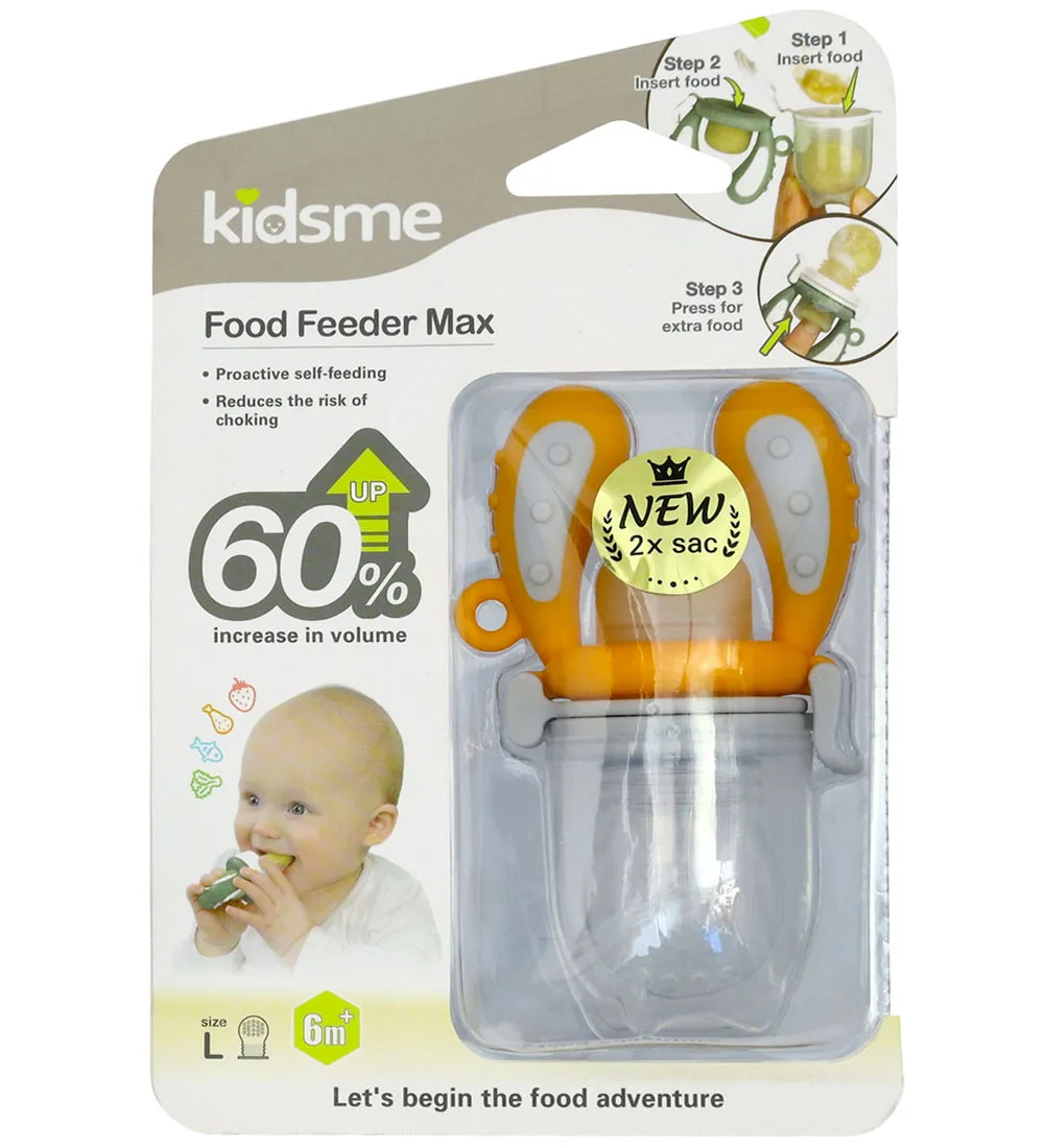 Food Feeder Max - Large - Amber by KidsMe – product photo
