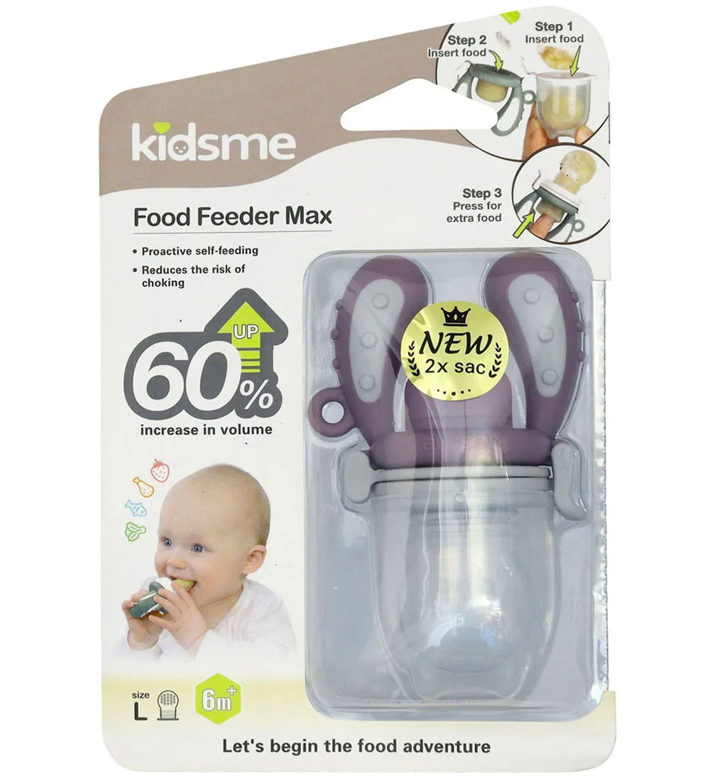 Food Feeder Max - Large - Plum by KidsMe – product photo