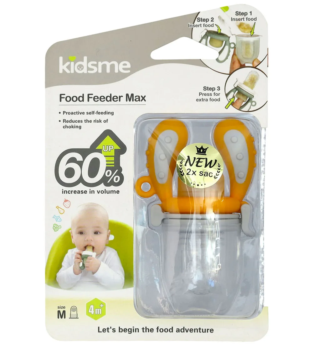 Food Feeder Max - Medium+ - Amber van KidsMe – productfoto