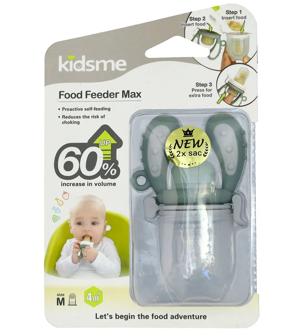 Food Feeder Max - Medium+ - Grijs de KidsMe – photo produit