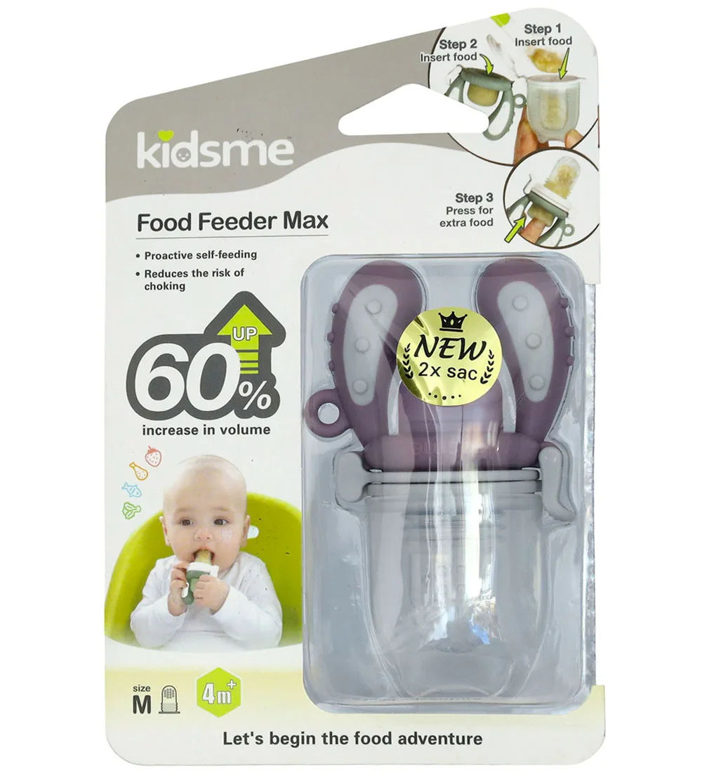 Food Feeder Max - Medium+ - Plum de KidsMe – photo produit