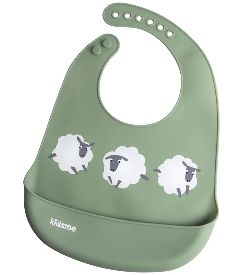 Slabbetjes - Easy Clean Bib - Groen by KidsMe – product photo