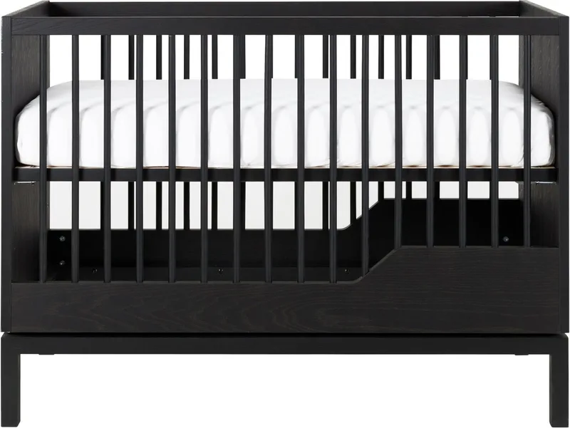 Savi Babybed Eiken 60 x 120 cm de Kidsmill en Zwart – photo produit