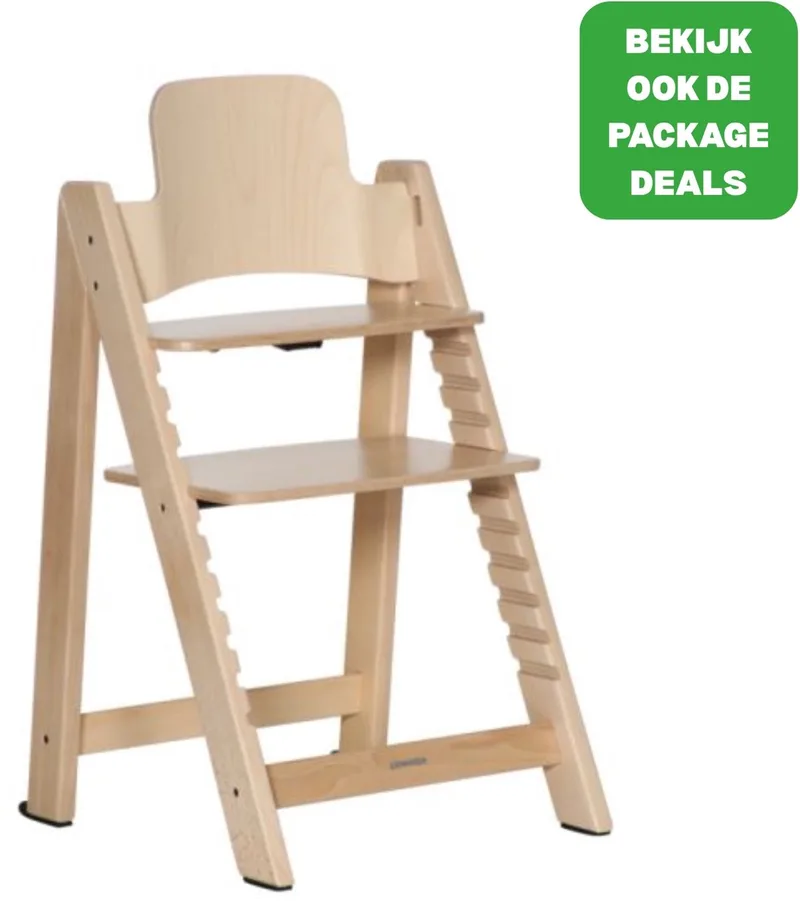 Up! Kinderstoel Beukenhout - Naturel fra Kidsmill i Beige – produktbillede