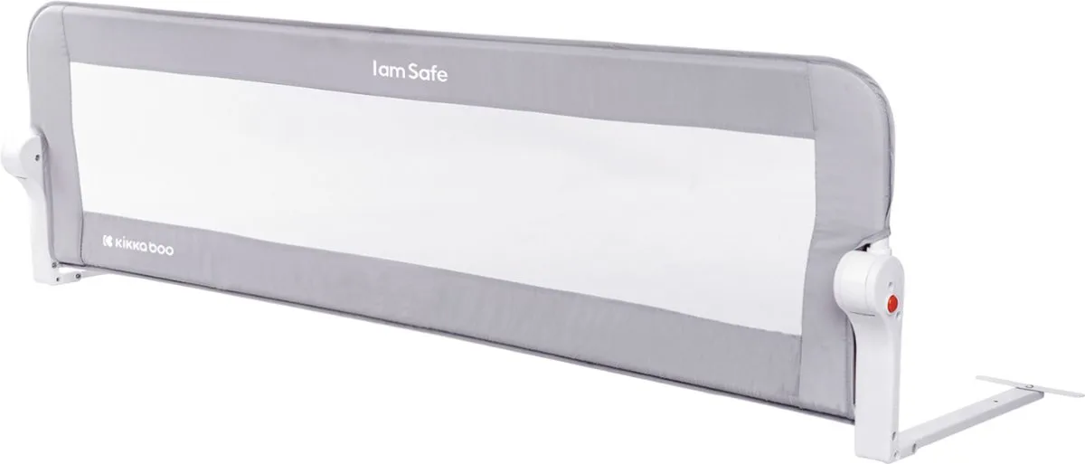 Bedhek I Am Safe 120cm van Kikkaboo in Grijs – productfoto