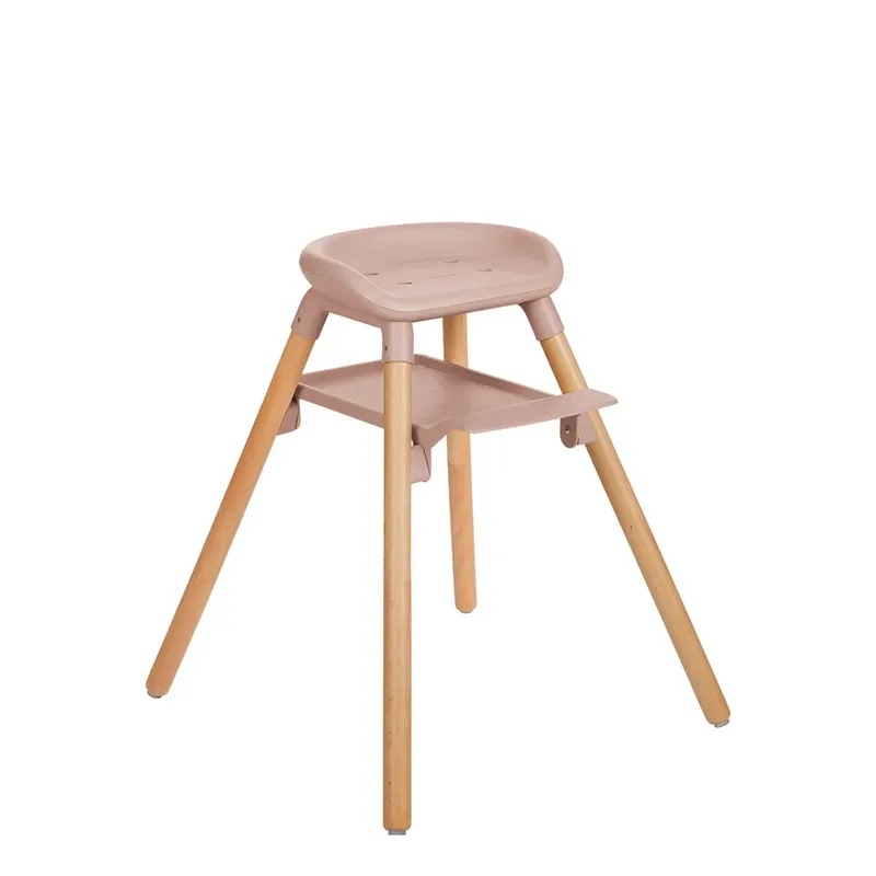 Kikkaboo 2-in-1 Woody 2024 Kinderstoel Voor Thuis Roze Kinderen från Kikkaboo i Rosa – produktbild 3 av 6